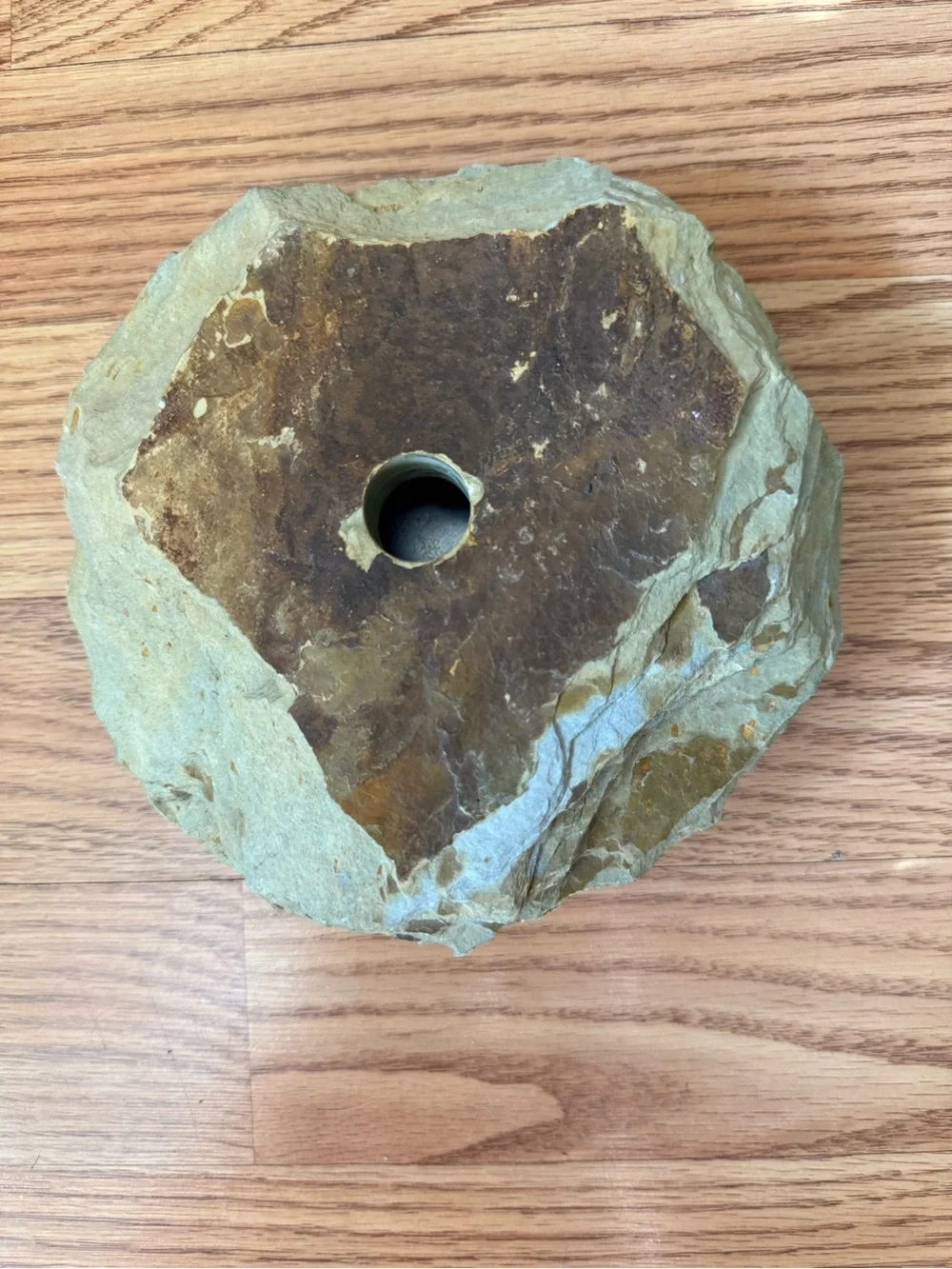 IKEBANA slate stone vase designed for traditional Japanese floral arranging